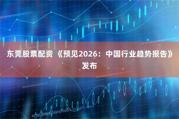 东莞股票配资 《预见2026：中国行业趋势报告》发布